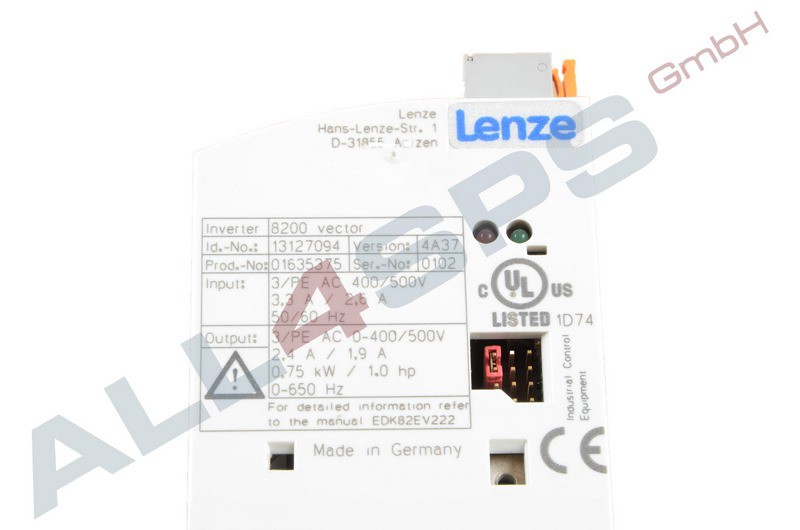 Lenze 8200 vector схема подключения