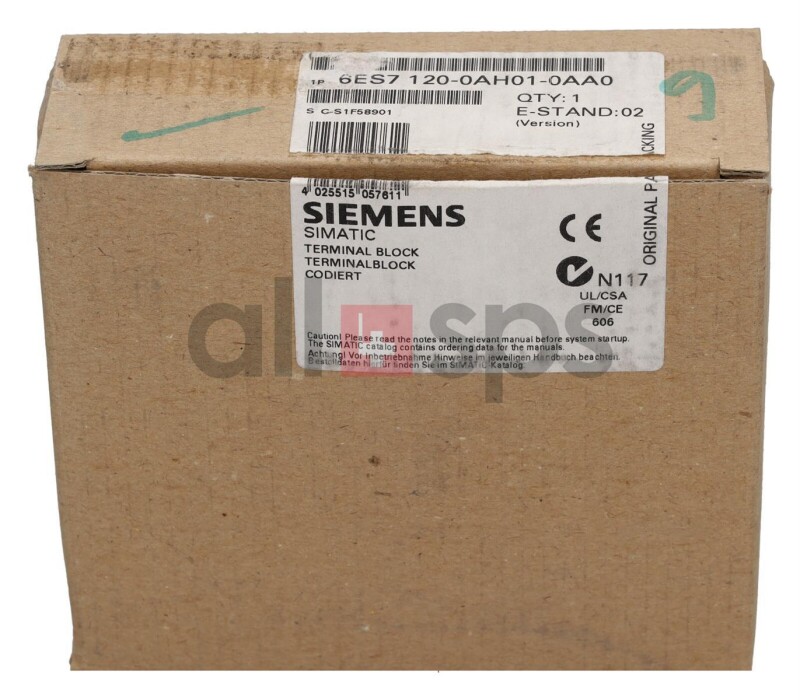 6ES7120-0AH01-0AA0 Simatic SC fast delivery top p, 155.01 CHF