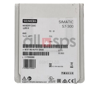 SIMATIC S7 MICRO MEMORY CARD - 6ES7953-8LP31-0AA0