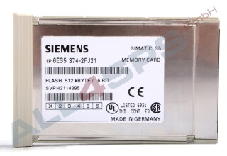 SIMATIC S5, MEMORY CARD, LONG TYPE FLASH EPROM, 6ES5374-2FJ21