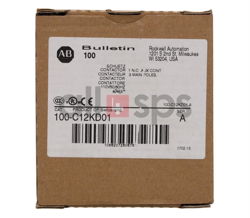 100-C30DJ00, Allen Bradley, worldwide delivery