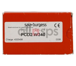 SAIA BURGESS ANALOG INPUT MODULE - PCD2.W340 NEU (NO)