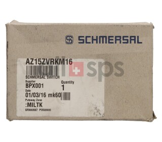 SCHMERSAL SICHERHEITSSSCHALTER - AZ 15 ZVRK-M16