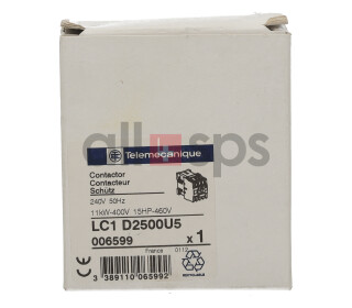 TELEMECANIQUE CONTACTOR - LC1 D2500U5