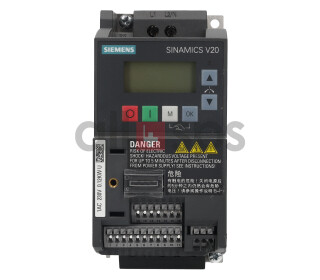 SINAMICS V20 INVERTER 0,12KW - 6SL3210-5BB11-2UV1 GEBRAUCHT (US)