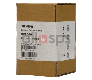 SIEMENS DF8040 DIGITAL INPUT 8 DI A6E600194 - DF8040