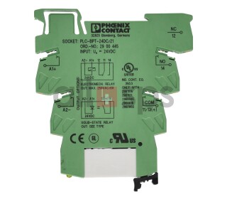 PHOENIX CONTACT RELAY SOCKET PLC-BPT- 24DC/21 - 2900445