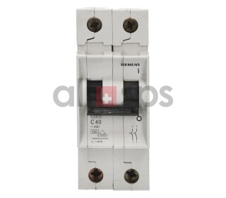 SIEMENS CIRCUIT BREAKER 480V - 5SX22-C40