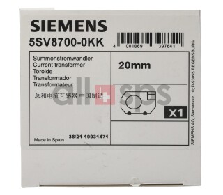 SIEMENS CURRENT TRANSFORMER 20MM - 5SV5700-0KK