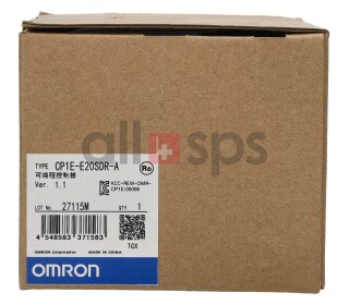 OMRON PROGRAMMABLE CONTROLLER - CP1E-E20SDR-A