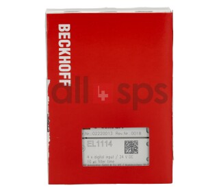 BECKHOFF ETHERCAT DIGTAL- EINGANGSKLEMME - EL 1114